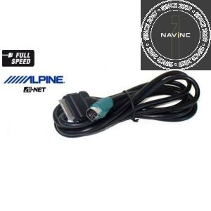 iPod- en iPhone-adapter Alpine KCE-422i met oplaadfunctie (5V)