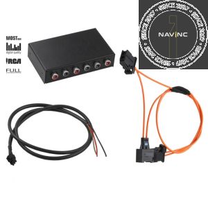 Voorversterker-audio-uitgangsinterface voor Audi MMI 2G (MOST)