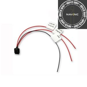 Rear camera +12V power filter with power delay