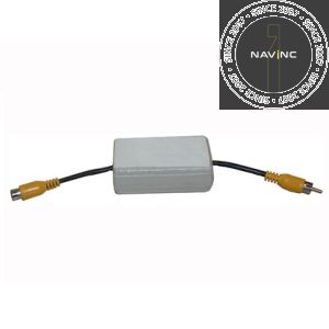 Video-signal noise filter is able to adjust potential differences and to avoid disturbances in the NF- and HF-range