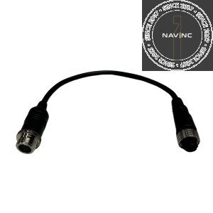 Conversion cable Aviation female to DIN metal screw lock female (20cm)