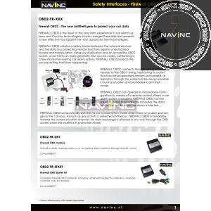 Firewall, working system i.c.w. an existing alarm system or through remote control