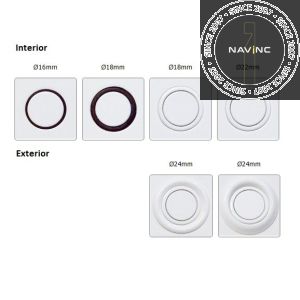 Front Parking sensors Kit including 4 flat capsules with buzzer; 16/18mm