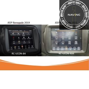 Front & Rear camera interface Jeep & Dodge Uconnect 8.4" 2018> 