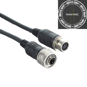 Heavy Duty camera extend cable; 20 meter; 4-pins mini Din; male & female (metal screw lock) 