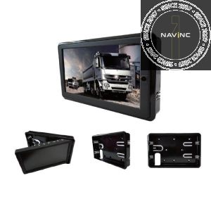 Heavy Duty DIN Monitor 7.0"; 400cd; PAL/NTSC; 12-32V (incl. DIN bracket)