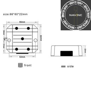 Power converter DC-DC 32V to 12V 3A