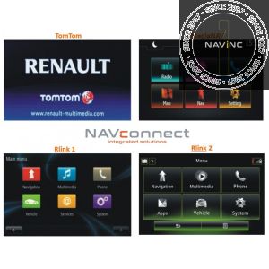Rear camera interface Renault R-LINK2 7" & 8.7" 