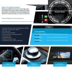 Size UP replacement kit 8.8" BMW iDrive CCC (E60/E90/E63)