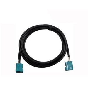 Fakra female connector Waterblue to fakra female Waterblue with 200 cm cable (RG-174)