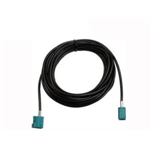 Fakra female connector Waterblue to fakra female Waterblue with 500 cm cable (RG-174)