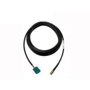 Fakra female connector Waterblue to SMB F connector with 200 cm cable (RG-174)