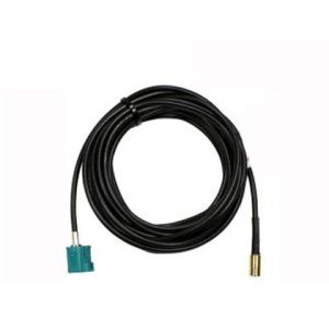 Fakra female connector Waterblue to SMB F connector with 500 cm cable (RG-174)