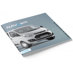 Folder NAVcam - FORD; Vierkant; full color; 250 grams