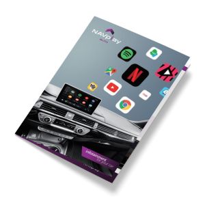 Folder NAVplay AUTO; A4; Staand; full color; 250 grams; 10 pieces