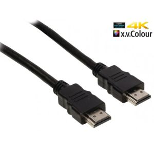 HDMI cable (male-male) 7,5 meter black 4K@30 Hz - ARC - Gold plated - RoHS