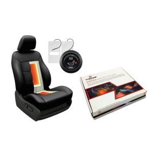 Heated seats - 2 pads - single seat kit with switch (23x48 cm)