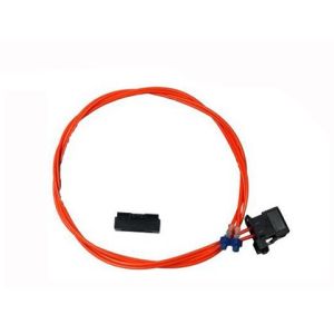 MOST fiber optical cable 2x 80 cm with MOST POF female+MOST POF