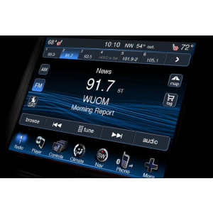 Multimedia Video interface Dodge Uconnect touchscreen navigation