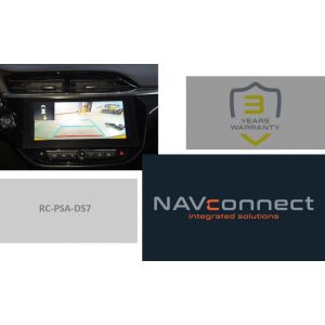 Rear camera interface PSA NAC & Opel NAVI5.0 9"_10" & 12"