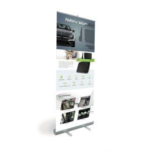 Roll-up banner NAVvision; enkelzijdig full color; 85x205cm; 510 grams; 1 piece