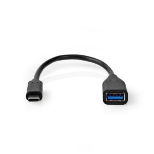 USB-A female --> USB-C 3 male adapter