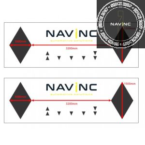 360 Around View Calibration pattern (Diamond 2 floor mats) - heavy duty