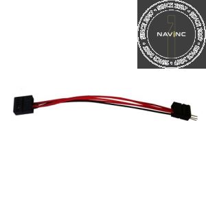 Adapter cable 12-pins CD changer connection to 10-pins CD change