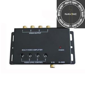 Adjustable video amplifier 4 channels 