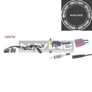 Antenne adapter Volvo RT2 male/female --> din male/ female