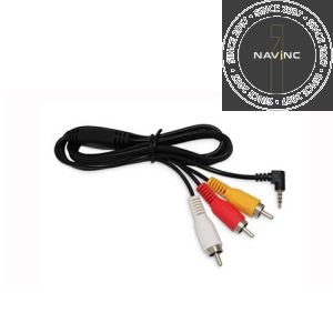 Audio cable 3.5 mm jack (male) --> 3x RCA Audio/Video cinch (fem)