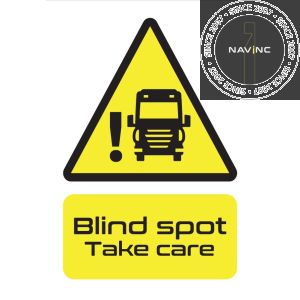 Blind Spot sticker vertical - 297 x 210mm_full colour_UV coating