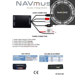 Bluetooth to AUX generator