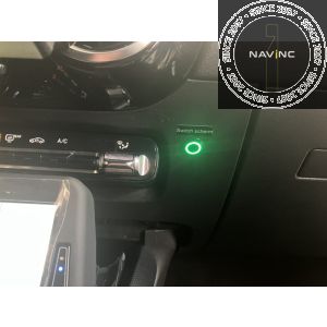 Emergency In-Vehicle Adapter LED button switch (green)