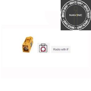 Fakra female connector curry/1027 radio with IF incl. metal insert