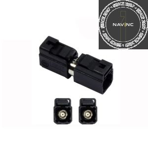 Fakra female connector Waterblue to Fakra femal connector Waterblue (bridge)