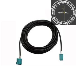 Fakra female connector Waterblue to fakra female Waterblue with 500 cm cable (RG-174)