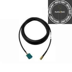 Fakra female connector Waterblue to SMB F connector with 200 cm cable (RG-174)