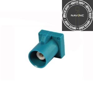 Fakra male connector Waterblue to Fakra mal connector Waterblue (bridge)