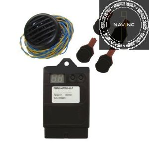 Front Parking sensors Kit including 4 external flat capsules with buzzer (18 mm)