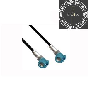 HDS female (90° - down) connector to HDS female (90° - down) with 150 cm cable