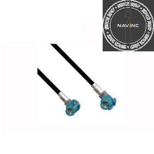 HDS female (90° - right) connector to HDS female (90° - down) with 150 cm cable