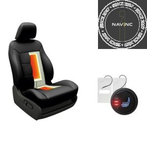 Heated seats - 2 pads - single seat kit with push button - 23*48cm