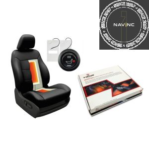 Heated seats - 4 pads (split) - single seat kit with switch (48x27 cm)