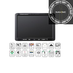 Heavy Duty Quad AHD Monitor 10.1 inch (PAL/NTSC)