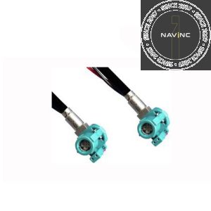 HSD2 female (90° right) to HSD2 female (90° right) with 150 cm cable