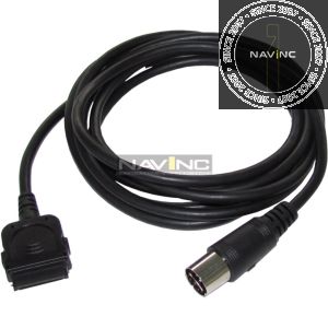 iPod/iPhone dockcable for Maestro 1.0 with round connector 215cm black
