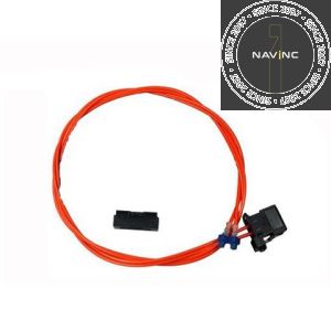 MOST fiber optical cable 2x 80 cm with MOST POF female+MOST POF