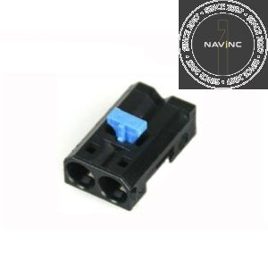 MOST POF insert connector with fiber optical cable lock