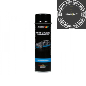 Motip Stone Chip Anti-Gravel Aerosol spray black -  500ml